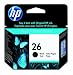 Original HP 26 Black Ink Cartridge in Retail Packaging