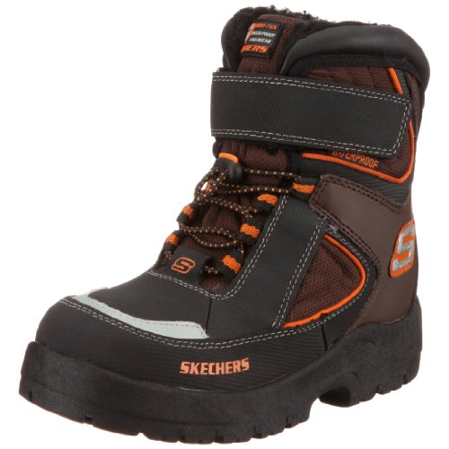 Skechers 998014L BKBR Skechers, Jungen Stiefel, Schwarz (BKBR), EU 32
