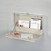 Edsal WDMB20047 16 Gauge Steel Service Writer Wall Desk, 27" Width x 18" Height x 4" Depth, Putty