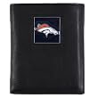 Denver Broncos Mens NFL Genuine Leather Tri-fold Wallet