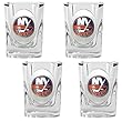 New York Islanders 4pc Square Shot Glass Set NHL Hockey