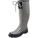 Chooka Womens Canvas Stripe Knee-High Boot