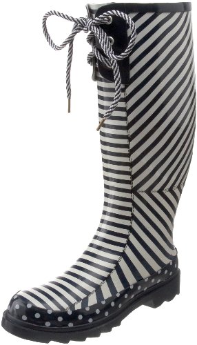 Chooka Women's Canvas Stripe Knee-High Boot