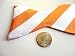 Silk Orange & White Stripe Bow Tie - Tennessee Volunteers