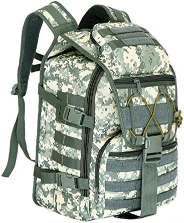 Extra Large 40L Men*Women'S 3D Waterproof Molle Backpack Military 3P Tad Tactical Backpack Assault Travel Bag - Acu Digital