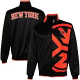 NBA New York Knicks Vanguard Full Zip Track Jacket - Black (Medium)