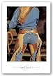 Cowgirl in Chaps by David R. Stoecklein 28"x20" Art Print Poster