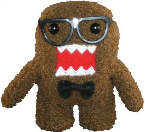 Licensed 2 Play Domo Nerd 6 1/2" Plush Novelty Doll by License 2 Play Inc