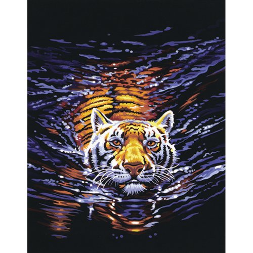 Dimensions Schwimmender Tiger