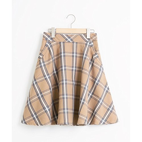 マジェスティックレゴン（MAJESTIC LEGON） チェック膝丈フレアースカート