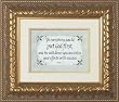 In Everything You Do Put God First Framed Art (12" x 14") in Golden Docorative Frame