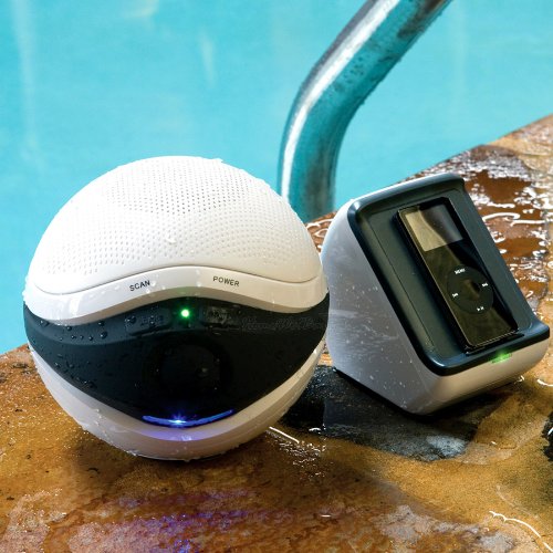 Pool Jam Waterproof iPod Ready Wireless Speaker Set