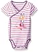 Zutano Baby Girls' Elephants Screen S/s Wrap Body