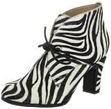 John Fluevog Womens Stunner Zebra Ankle Boot