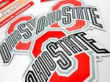 Lot of 3 Ohio State Buckeyes Magnet Block O Car Home Office Decoration