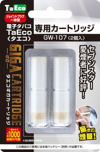 電子タバコ TaEco(タエコ)GIGA ギガカートリッジ 2個入 セブンスター愛煙者好評
