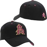 Top of the World Arizona State Sun Devils Black 1-Fit Stretch Cap