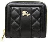 Burberry - Burberry Olivia Quilted Black Leather Small Zip Wallet 11782144-001
