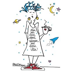 Men Are From Mars, Visa - White Nightshirt in a Bag