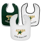 NHL McArthur Dallas Stars Infant 3-Pack Little Fan Bib Set