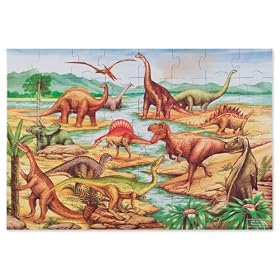 Melissa & Doug Dinosaurs Floor Jigsaw Puzzle (48 Pieces)