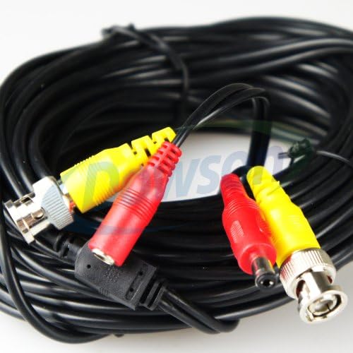 4x 100ft CCTV Surveillance Plug-n-Play Video Power All in One Cables