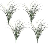 FOUR pieces of 35" Artificial Long Grass Bushes