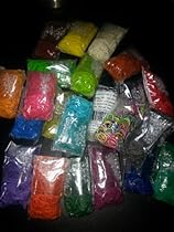 Hot Sale Super Pack "22" 600 Count Refill Bags for Rainbow Loom. Packages Multicolor Bags Mix Rubber Bands