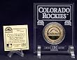 Colorado Rockies 24KT Gold Coin in Archival Etched Acrylic Coins - MLB Baseball