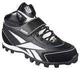 IMAGE OF Reebok Men's NFL Thorpe III At Football Cleat,Black/White,8.5 M