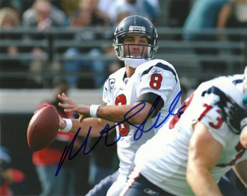 MATT SCHAUB HOUSTON TEXANS,ATLANTA FALCONS,SIGNED,AUTOGRAPHED 8X10,PHOTO,COA WITH PROOF,PIC
