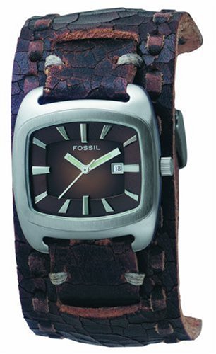 Fossil JR9158 Gents Brown Leather Strap Watch With Brown Dial