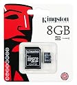 Kingston 8 GB microSDHC Class 4 Flash Memory Card SDC4/8GB