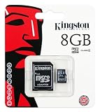 Kingston 8 GB microSDHC Class 4 Flash Memory Card SDC4/8GB