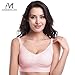 Anmengte Womens Seamless Push Up Nursing Bra Comfort Sleep Maternity Bralette