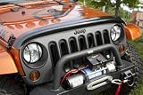 Rugged Ridge 11350.02 Smoked Bug Deflector for Jeep Wrangler (JK) 2007-2011