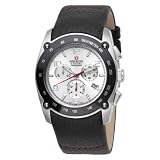 Swiss Military Hanowa Men's 06-4046-04-001 Cervin Silver Dial Leather Strap Watch