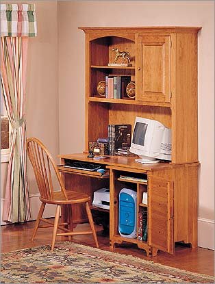 Chatham Furniture Highland Road Computer/Hutch Set Highland Road 48" W Computer/Hutch Set