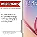 Samsung Galaxy S6 Screen Protector Tempered Glass, iSmooth, Ultra Clear