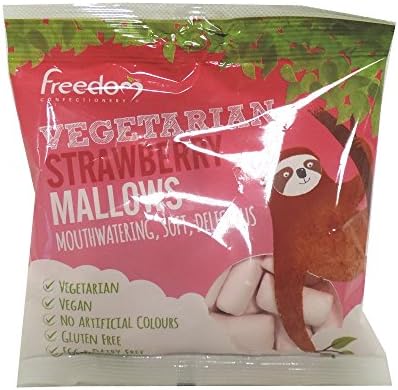 Freedom Confectionery - Strawberry Mallows - 75g (Case of 10)