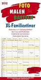 Foto, Malen, Basteln XL-Familientimer 2012: Kalender zum Selbstgestalten. Mit 6 Spalten, Ferienterminen und Vorschau bis M&auml;rz 2013
