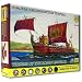 Assembly Model Boat: Trireme of the Roman Empire [Assembly model. The set contains: model, glue, paint, a brush, and instructions for assembly. Working with the assembly model develops a childs intellectual and instrumental capabilities, diligence, imagination, and constructive thinking. With the help of the given set, you will assemble a model of the Trireme of the Roman Empire. The Trireme was the basic type of war boat in the Roman Empire. Three rows of vessels were situated on three decks. The trireme reached a speed of 6 knots. Bronze battering rams served as the basic weapons. This model presents you with the Emperors personal boat. The nose and rear of the ship have rich detailing and turrets for archery]