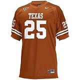 Nike Texas Longhorns #25 Burnt Orange Authentic Football Jersey