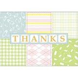 Baby Gingham Quilt Thank You Notes (8 count)