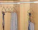 Raumsparbügel Set Kleiderbügel Bügel Holz/Metall NEU