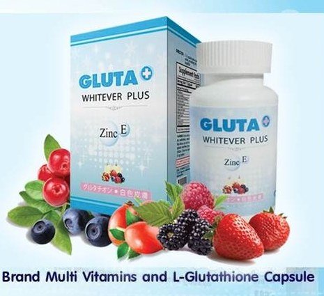 2x Gluta Whitever Plus L Glutathione Vitamin C Vitamin E