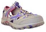 Merrell Girls J36832y Silver & Violet Toggle Slip On Sandals