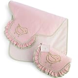 Mud Pie Baby Lil' Chick Seersucker Diaper Changing Mat, Pink