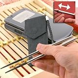 ecoＭＹ箸根付携帯ストラップ(ブラック)の画像