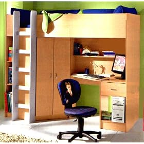 CORNICE CABIN BED - COMPLETE ROOM IN ONE BED